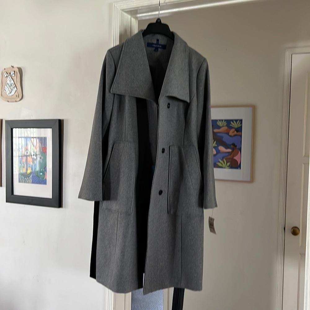Cole Hann Winter Wool Trench Coat